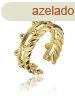 Marc Malone Nyitott aranyozott gyr Vivian Gold Ring MCR230