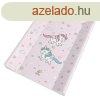Color pelenkzlap merev 2 oldal 70x50cm - Unikornis rzsa