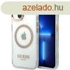 Guess GUHMP13MHTRMD iPhone 13 6.1" arany kemnytok fm 