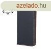 Geniune Leather Smart Pro knyvtok iPhone 16 Plus - fekete