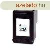HP -hez Nr.336 (C9362E) utngyrtott fekete tintapatron, ~50