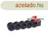 Legrand Elosztsor Standard 5x2P+F, vezetk nlkl, fekete, 