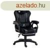?STUDENT? gamer szk lbtartval s masszzsprnval ? feket