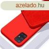 Premium szilikon tok, iPhone XS Max, Piros