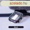 iWatch 7/8 41mm Lito S+ Kves veg Ellap - Fekete