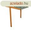Tet a gyermek fa homokozhoz Baby Mix 120x120 cm zld-fehr