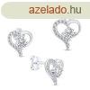 Brilio Silver Romantikus kszer szett Szv SET219W (medl, f