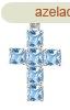 Brosway Ezst medl cirknium kvekkel Fancy Cloud Light Blu