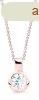 Cutie Jewellery Minimalista rzsaszn arany medl Z8005-40-1