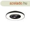Mennyezeti ventiltor fekete csillag effektussal 60cm LED-de