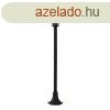 Klasszikus fekete kltri oszlop 122 cm IP44 - New Haven Ham
