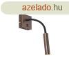 Modern bronz fali lmpa USB-C porttal - Gosna