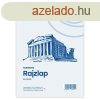 Rajzlap A3, famentes flizva Bluering 10 v/csomag,