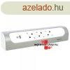 Legrand Sarokba illeszked elosztsor, 3x2P+F, USB-A + USB-C