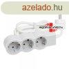 Legrand Elosztsor Standard 3x2P+F, 1,5 m vezetkkel, fehr-