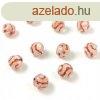 Cseh prselt gyngy - Yarn ball - Opal White Copper - 8mm