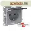 Legrand Suno 2P+F csatlakozaljzat csapfedllel IP21, alum