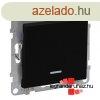 Legrand Suno vltkapcsol jelzfnnyel 10 AX fekete, IP44, 