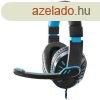 Esperanza Crow gaming headset kék