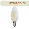 LED gyertya, E14, C35, 4W, semleges fehr fny