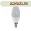 LED gyertya, E14, 6W, 230V, fehr fny - dimmelhet