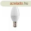 LED gyertya, B15, C35, 6W, 230V, meleg fehr fny