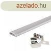 LED szalaghoz alumnium profil 4 mm, 2 mteres, hajlthat