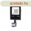 LED reflektor 20W, SMD, kltri, szenzorral, meleg fehr fn