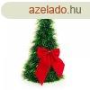 DARK MINI PINE asztali mfeny masnival, sttzld, 26 cm (