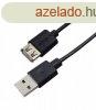 Astrum USB (Apa) - USB (Anya) 2.0 hosszabbt kbel 3.0M fek