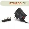 DeLight univerzlis adapter 3-12V 1A (55056A)