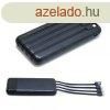  4 az 1-ben PowerBank - USB, Micro USB, Type-C, Lightning k