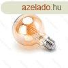 Aigostar LED Filament izz G80 E27 8W 2200K Borostyn brva