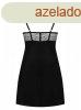  Sharlotte chemise & thong black  S/M 