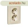 Legrand Valena 2x2P+F dugalj gyermekvdelemmel elefntcsont