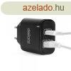 Hlzati Adapter USB + Type-C PD20W gyorstltssel - fekete