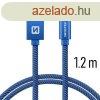 Adatkbel Swissten textil USB-C konnektorral, gyorstlts t