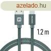 Adatkbel Swissten textil USB-C konnektorral s gyorstlts 