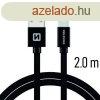 Adatkbel Swissten textil USB-C konnektorral s gyorstlts 