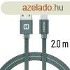 Adatkbel Swissten textil USB-C konnektorral s gyorstlts 