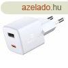 Mini Adapter Swissten GaN 1x USB-C + 1xUSB 30W, PD, fehr