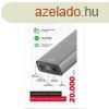 Swissten Aluminum Powerbank 20 000 mAh 20W, PD, szrke