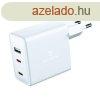 Hlzati Adapter Swissten GaN 2 x USB-C + 1 x USB 70 W, feh