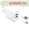 FIXED Hlzati tlt Smart Rapid Charge 2 x USB 15W + kbel 