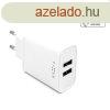 FIXED Hlzati tlt Smart Rapid Charge s 2 x USB, 15W, Feh