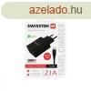 Tlt Swissten Smart IC 2.1A 2 USB konektor, adatkbel, USB/