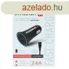 Auts tlt Swissten 2.4A  2x USB + kbel Lightning