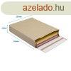 Csomagkld webshop tasak 250x350x50mm, ers kraft paprbl 