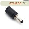 DC adapter.DC dug 5,5x2,1x14mm- DC aljzat 5,5x2,5mm.