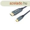 Equip Kbel - 133417 (USB-C to HDMI, apa/apa, 4K/60Hz, alumi